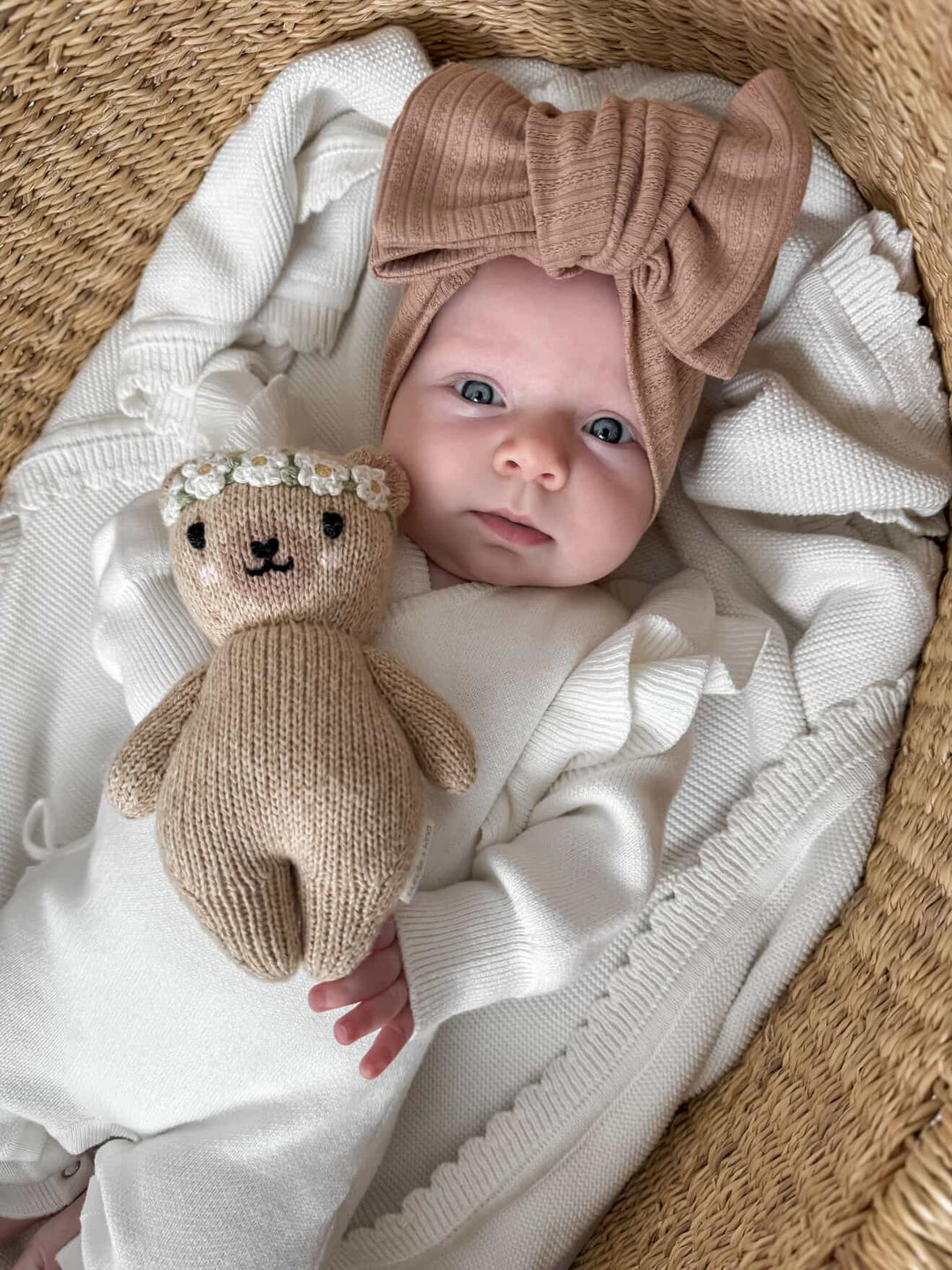 Long Wrap Ruffle Romper - Warm White