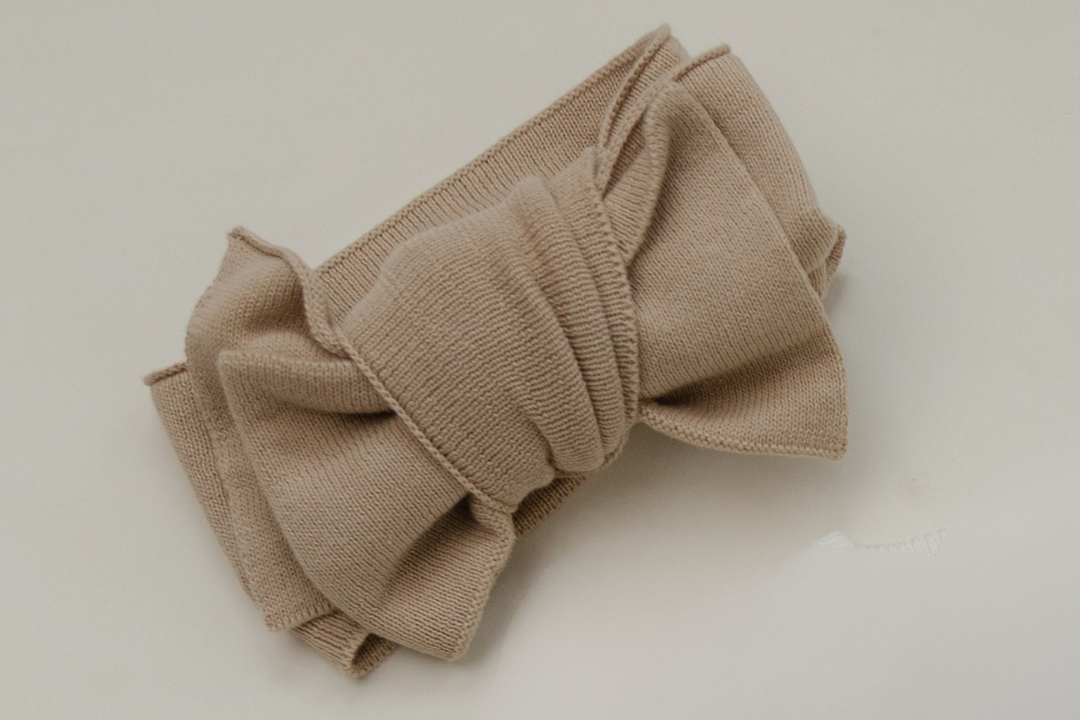 Knitwear Headband -Beige