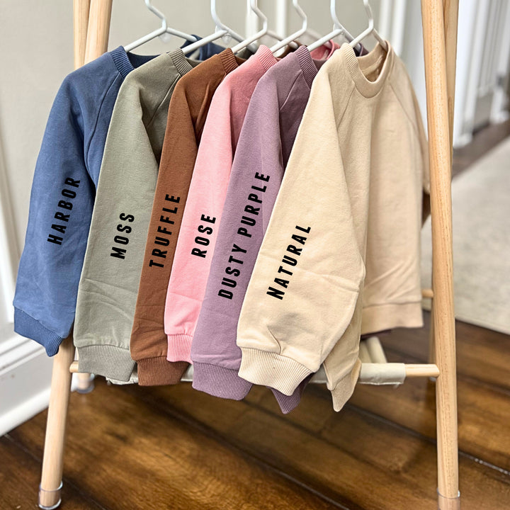 Personalizable Baby & Toddler French Terry Sweatshirt