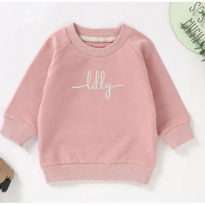 Personalizable Baby & Toddler French Terry Sweatshirt