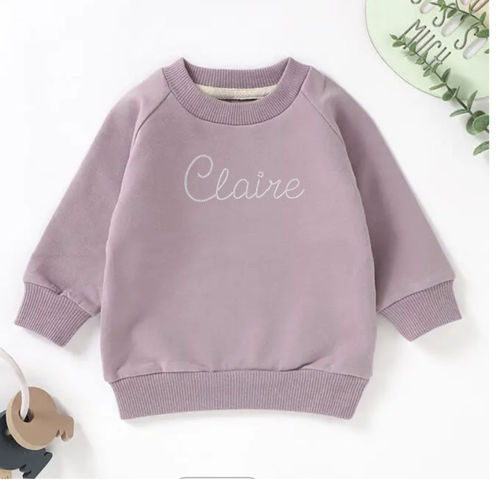 Personalizable Baby & Toddler French Terry Sweatshirt