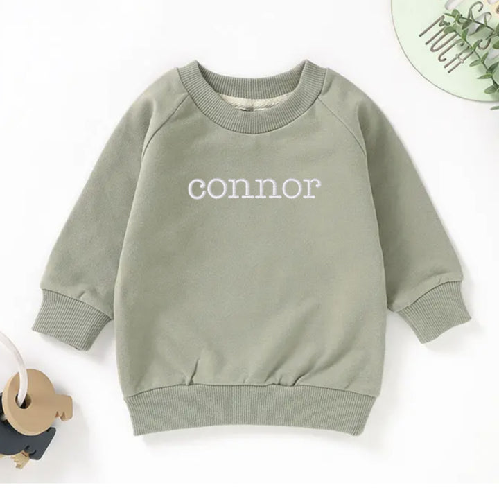 Personalizable Baby & Toddler French Terry Sweatshirt