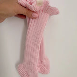 High Knit Sockies in Petal Pink