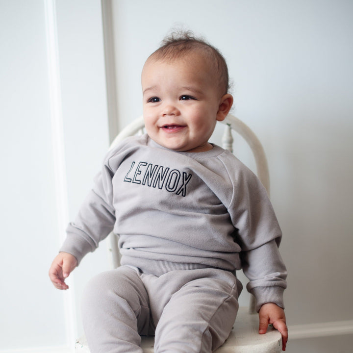 Personalizable Sweatshirt & Jogger Pants Set