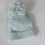Chunky Knit Beanie in Sea Mist