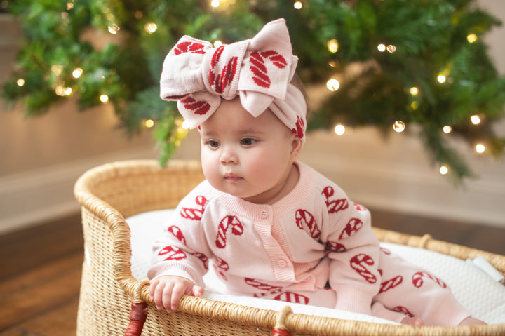 Candycane Pink - Knit Headband