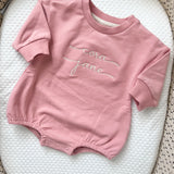 Personalizable Sweatshirt Bubble Romper