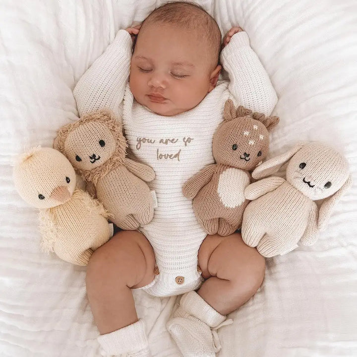 Chunky Knit Ribbed Romper in Milk