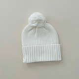 Cuff Knit Beanie in Milk