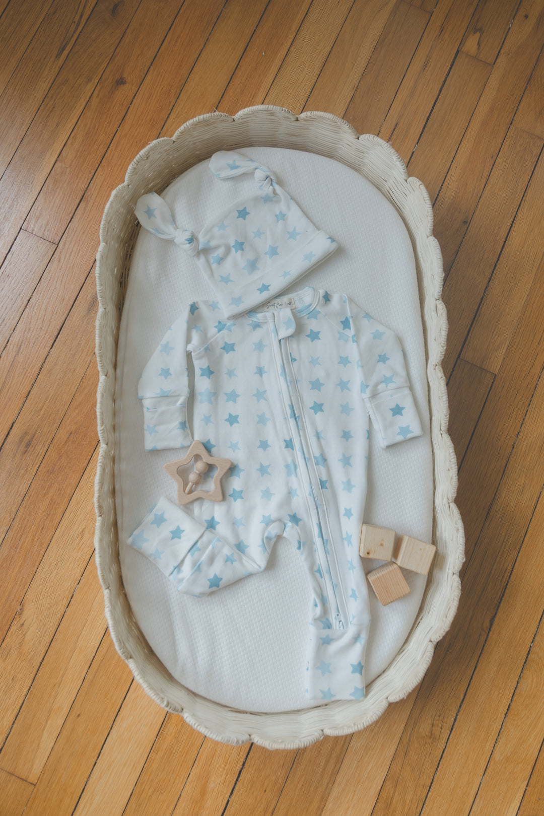 Full Zip Romper Pajamas  | STARS
