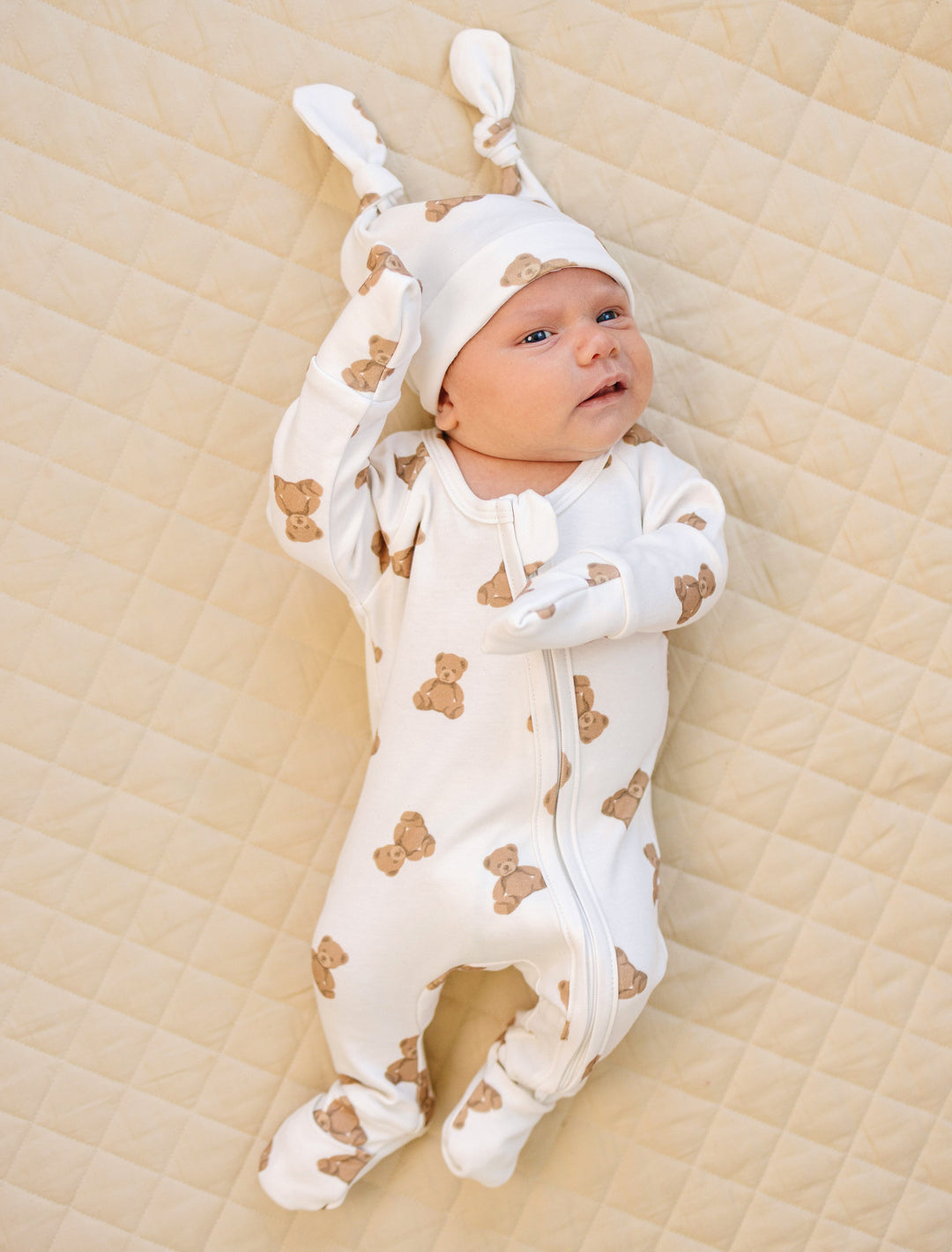 Full Zip Romper Pajamas Set | Teddy