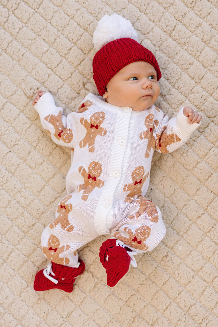 Knit Classic Jumpsuit - Gingerbread