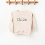 Children's Embroidered Sweatshirt, Kids Embroidered Sweatshirt, Embroidered Crewneck Sweatshirt, Personalized Toddler Shirt, Kids custom tee