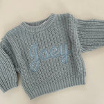 Baby Name Knit Sweater, Custom Baby Sweater, Baby Name Romper, Personalized Baby Sweater, Neutral Baby Name Outfit, Newborn Name Reveal