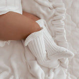 High Knit Sockies in Warm White