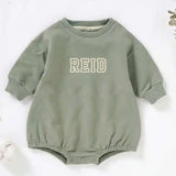 Personalizable Sweatshirt Bubble Romper